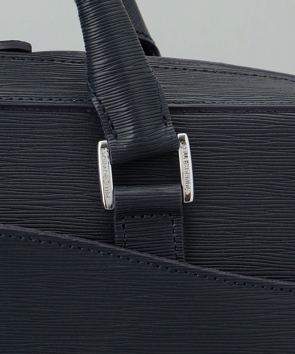 GOTAIRIKU 日本製【PELLE MORBIDA】型押しレザー ブリーフバッグ 