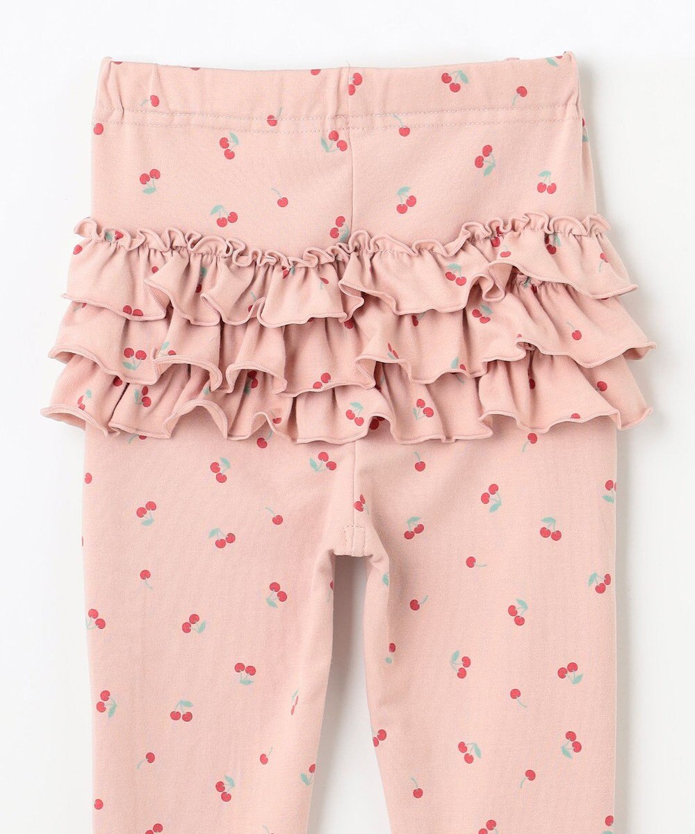 ANY KIDS 【WEB限定】フリル付き総柄レギンス 