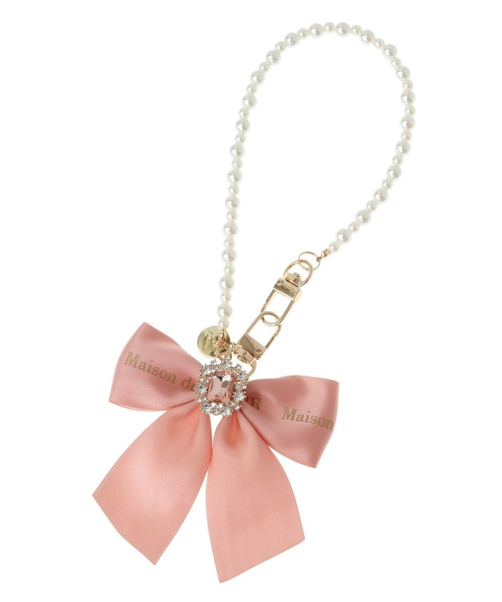 Maison de FLEUR EC限定ビジューリボンパールストラップ 