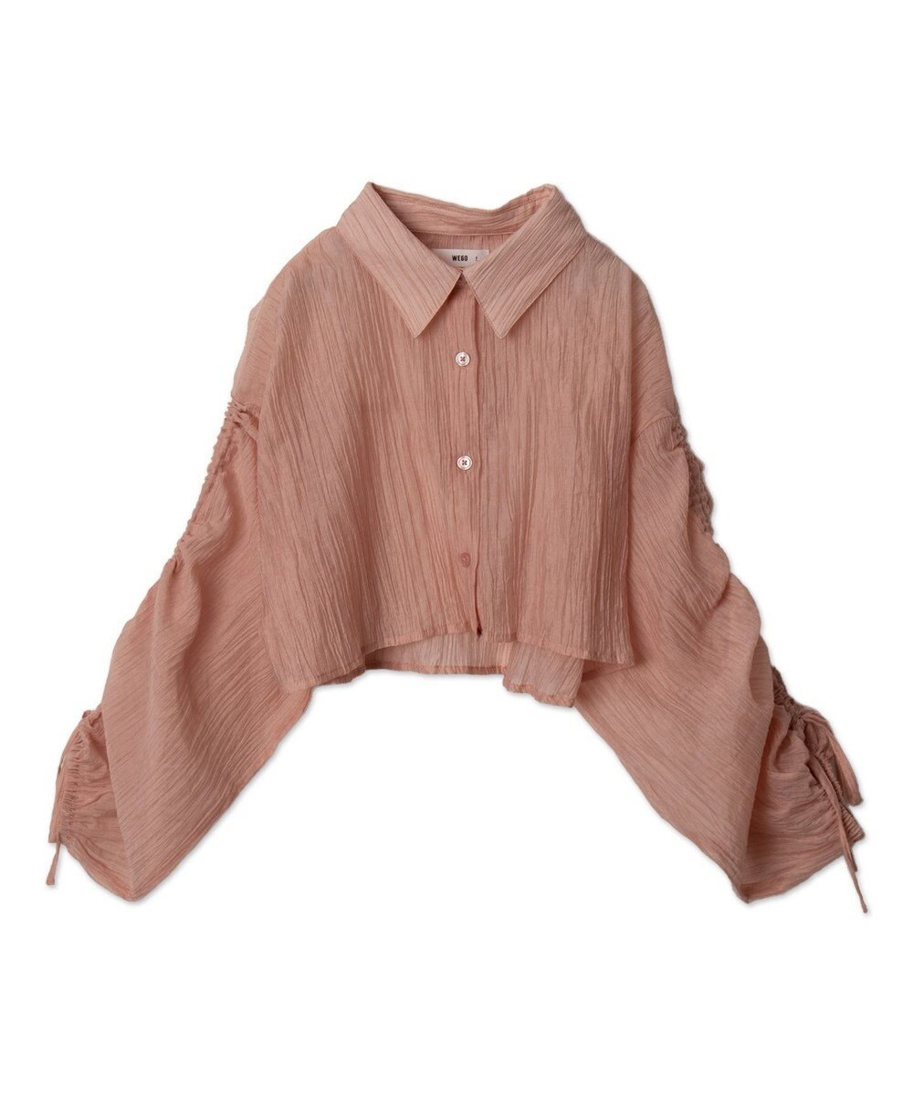 WEGO 楊柳シアードロストショートシャツ 