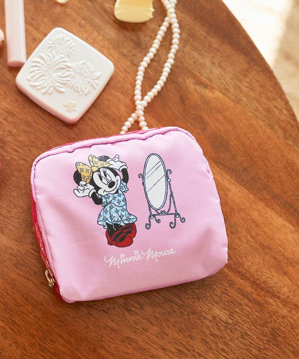 Square Cosmetic ミニー ピンク ポーチ Lesportsac ファッション通販 公式通販 オンワード クローゼット