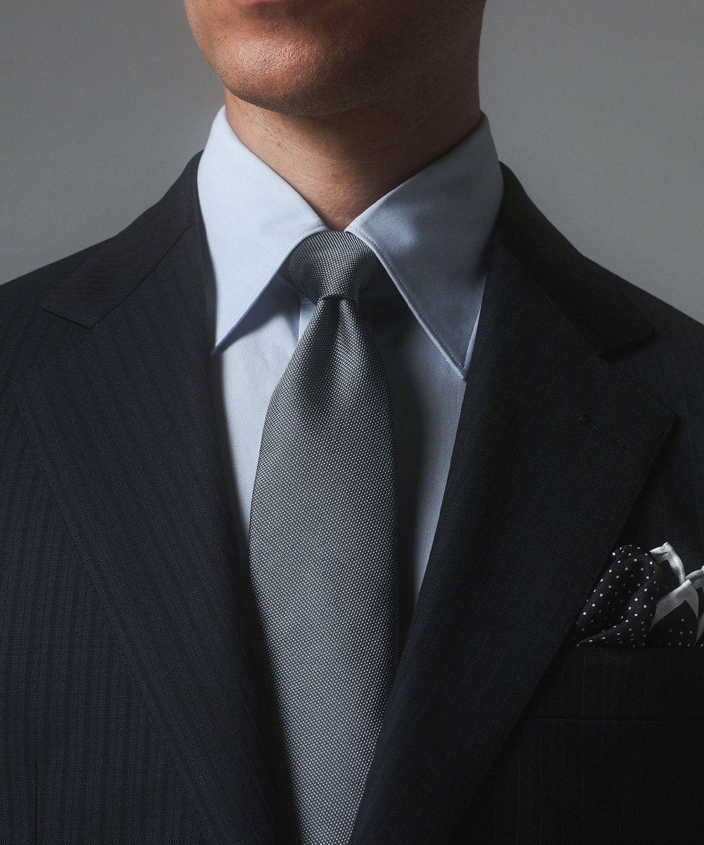 GOTAIRIKU 通年仕様【DORMEUIL/ドーメル】ミレニアル  3ピーススーツ(ネイビー) 