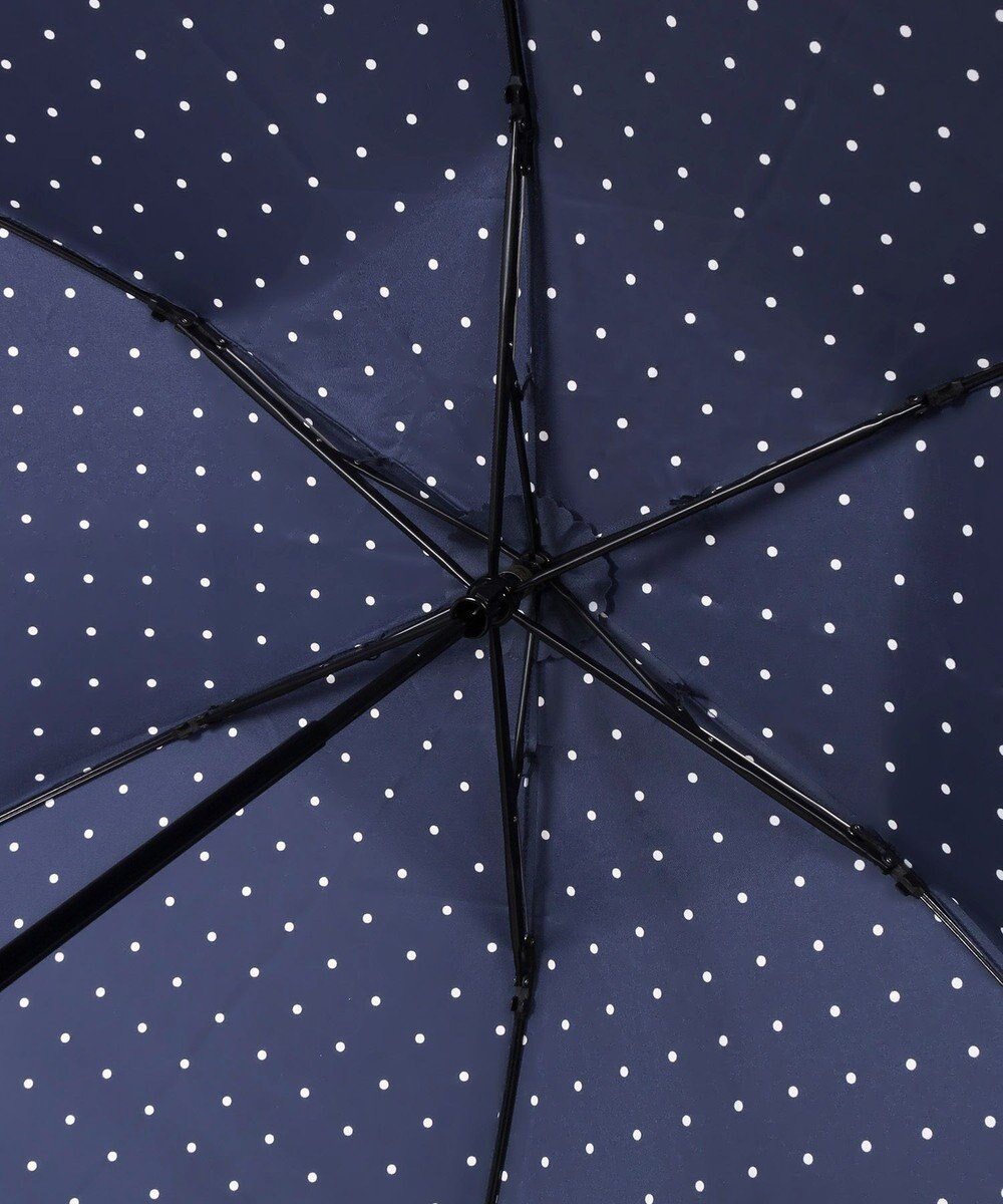 MOONBAT POLO RALPH LAUREN（ポロ ラルフローレン)ドット×ロゴ 雨傘 折りたたみ傘 