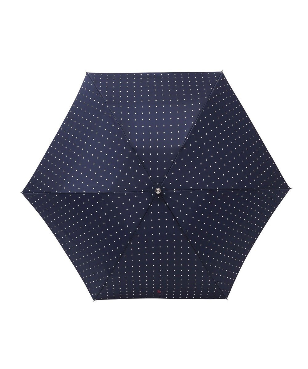 MOONBAT POLO RALPH LAUREN（ポロ ラルフローレン)ドット×ロゴ 雨傘 折りたたみ傘 