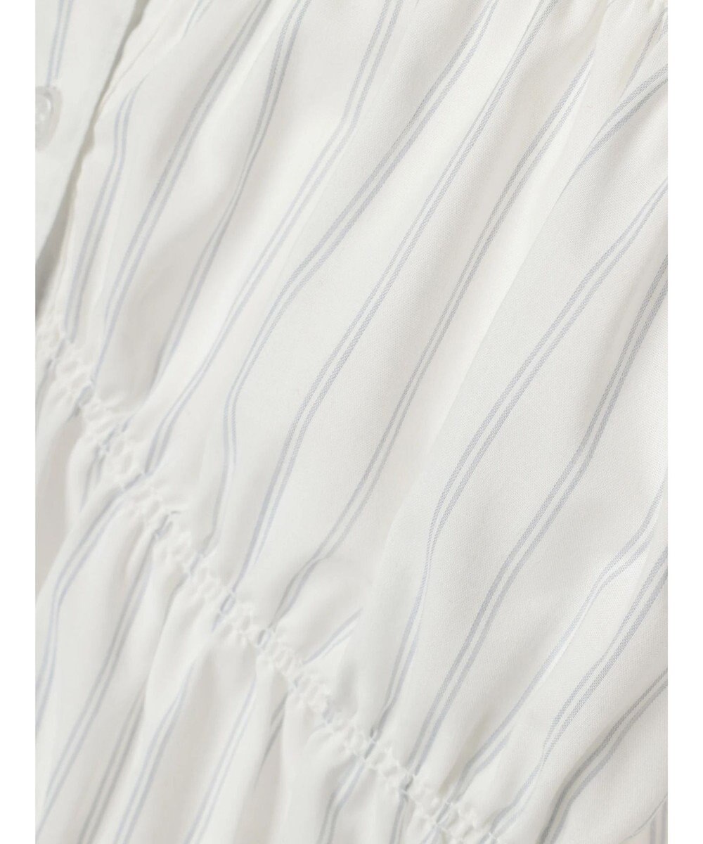 earth music&ecology ビスチェライクシャーリングシャツ（ストライプ） 