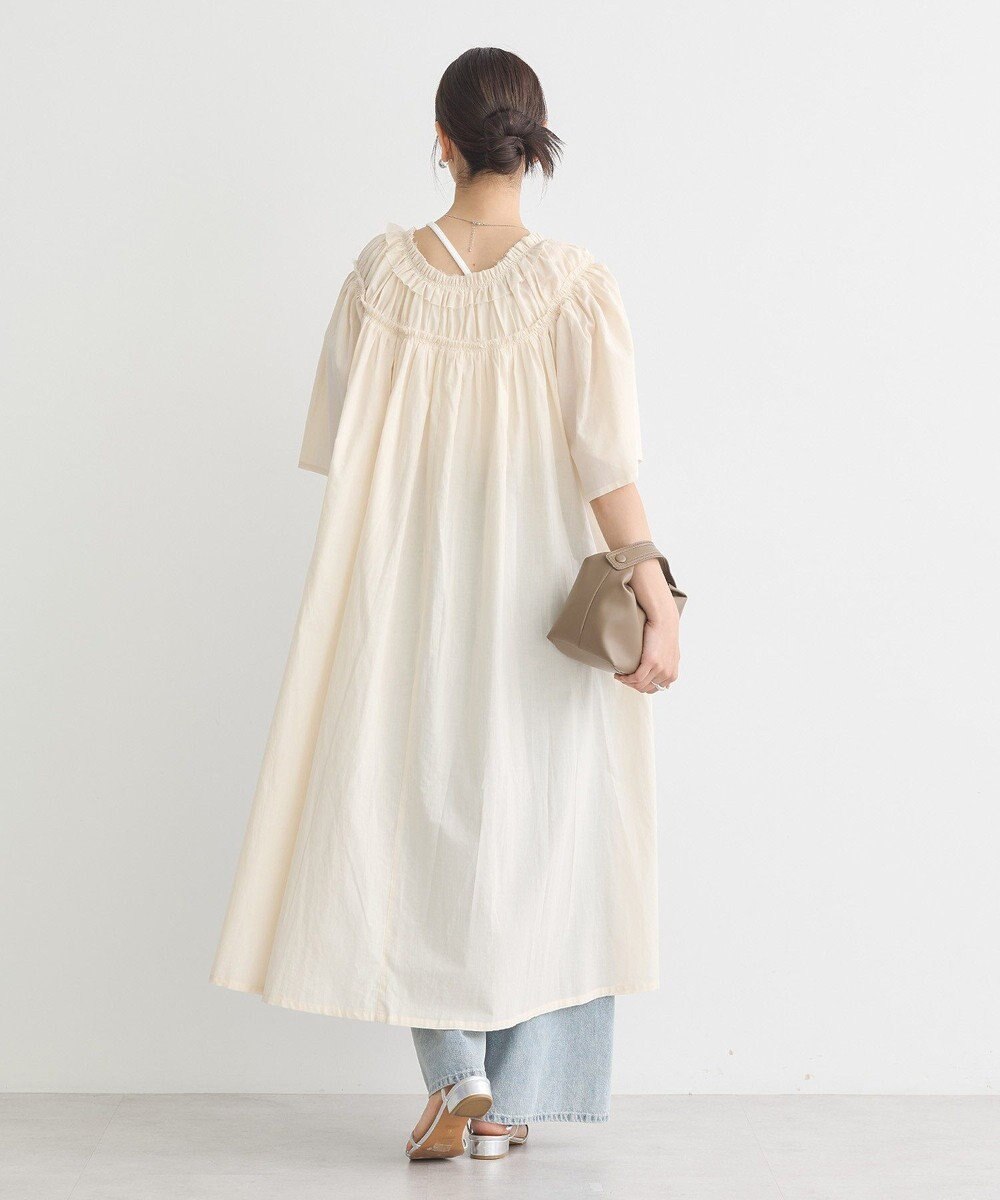 earth music&ecology ギャザーロングワンピース 