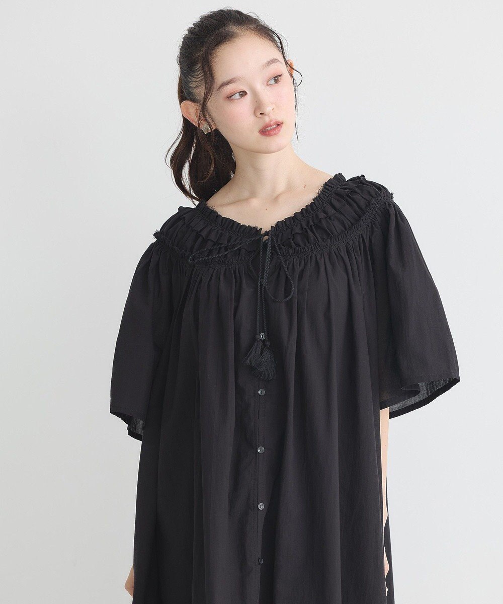 earth music&ecology ギャザーロングワンピース 