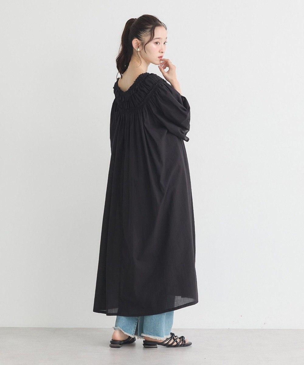 earth music&ecology ギャザーロングワンピース 