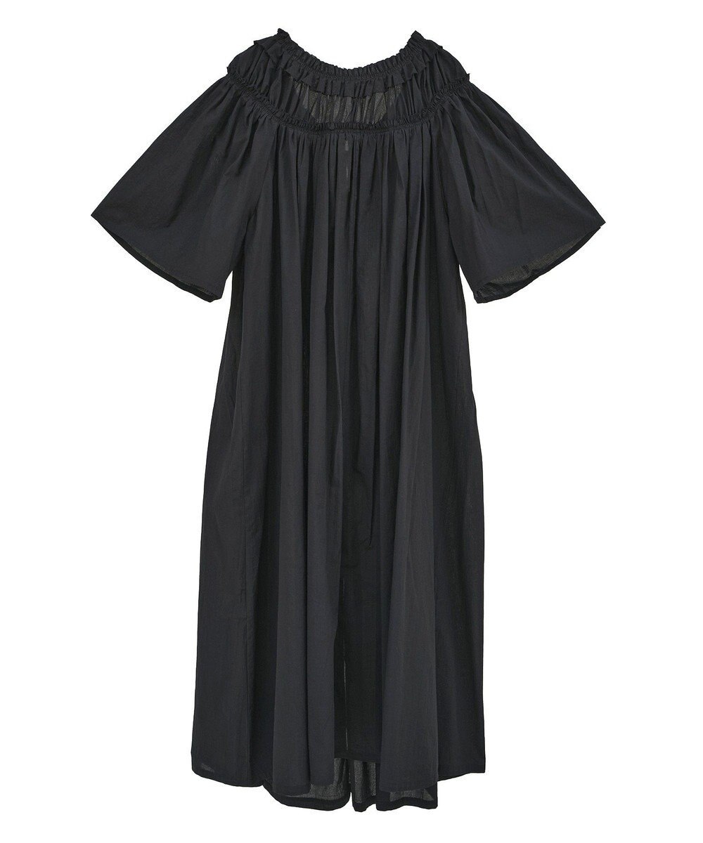 earth music&ecology ギャザーロングワンピース 