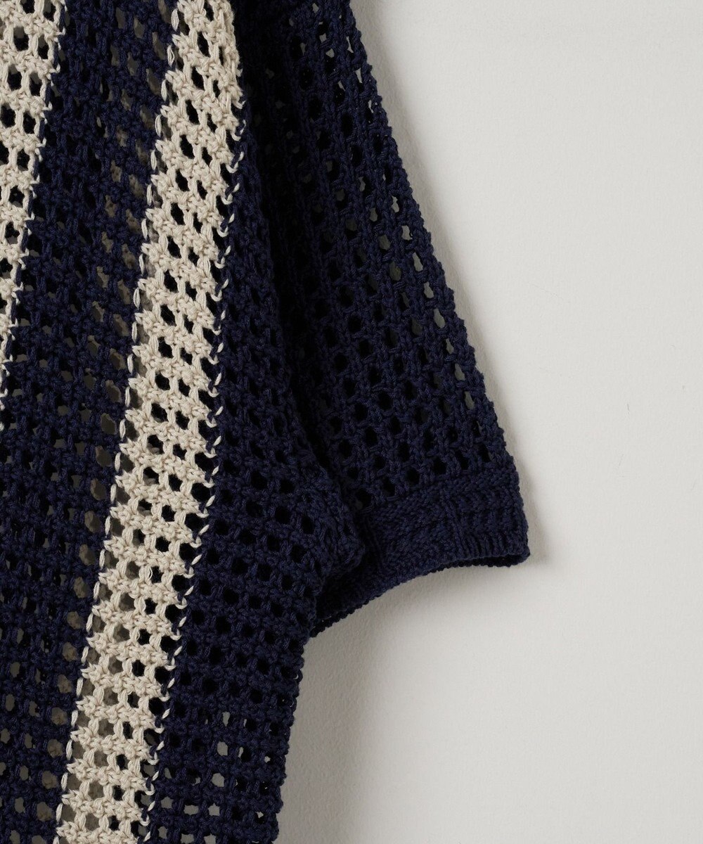 WEGO マルチストライプニットシャツ（S） 