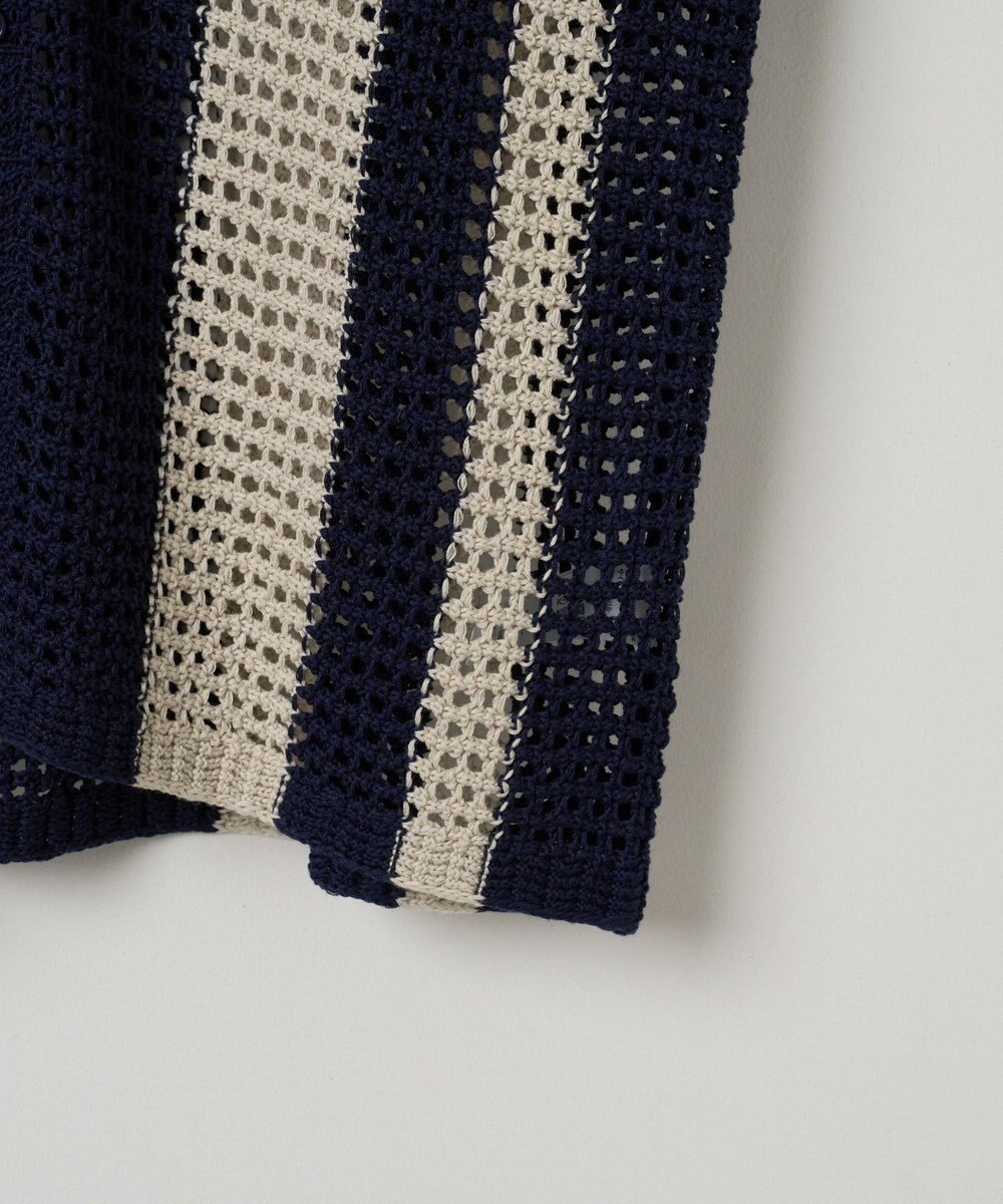 WEGO マルチストライプニットシャツ（S） 