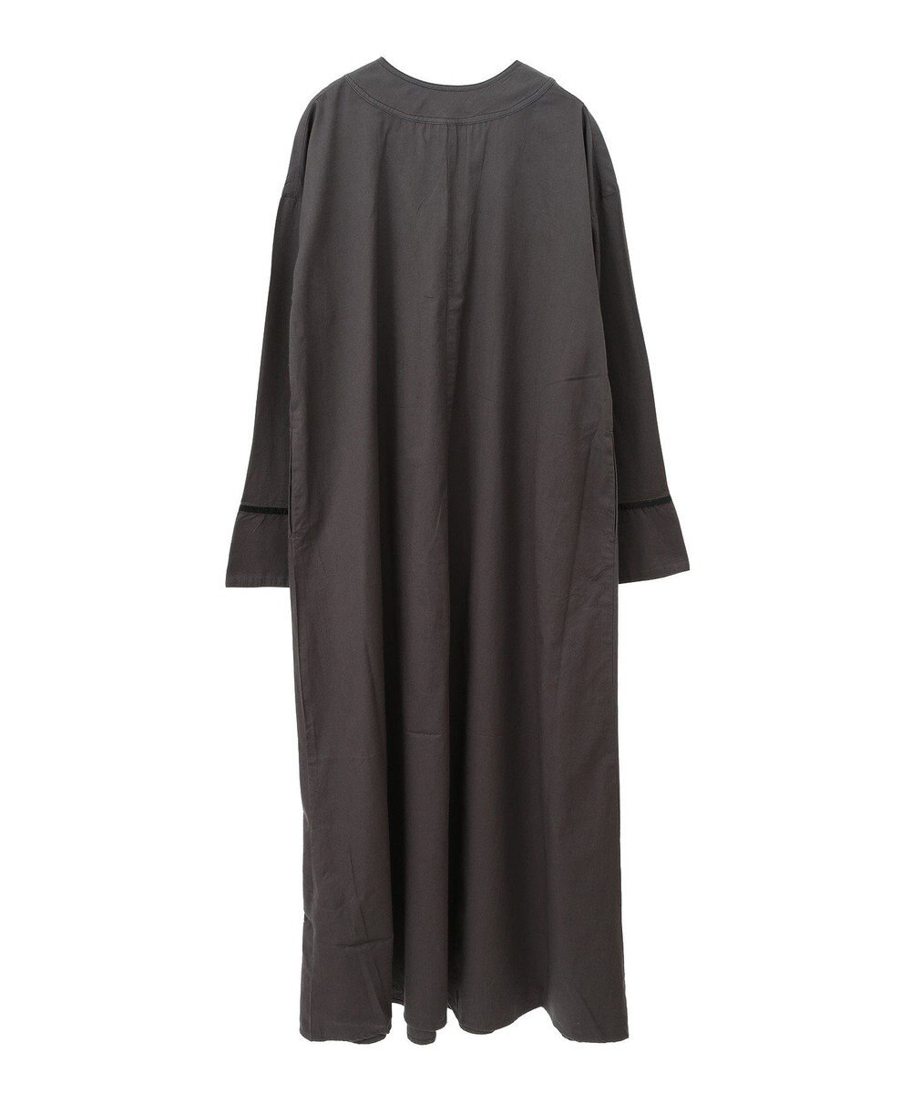 CRAFT STANDARD BOUTIQUE 刺繍入りツイルＶネックワンピース 