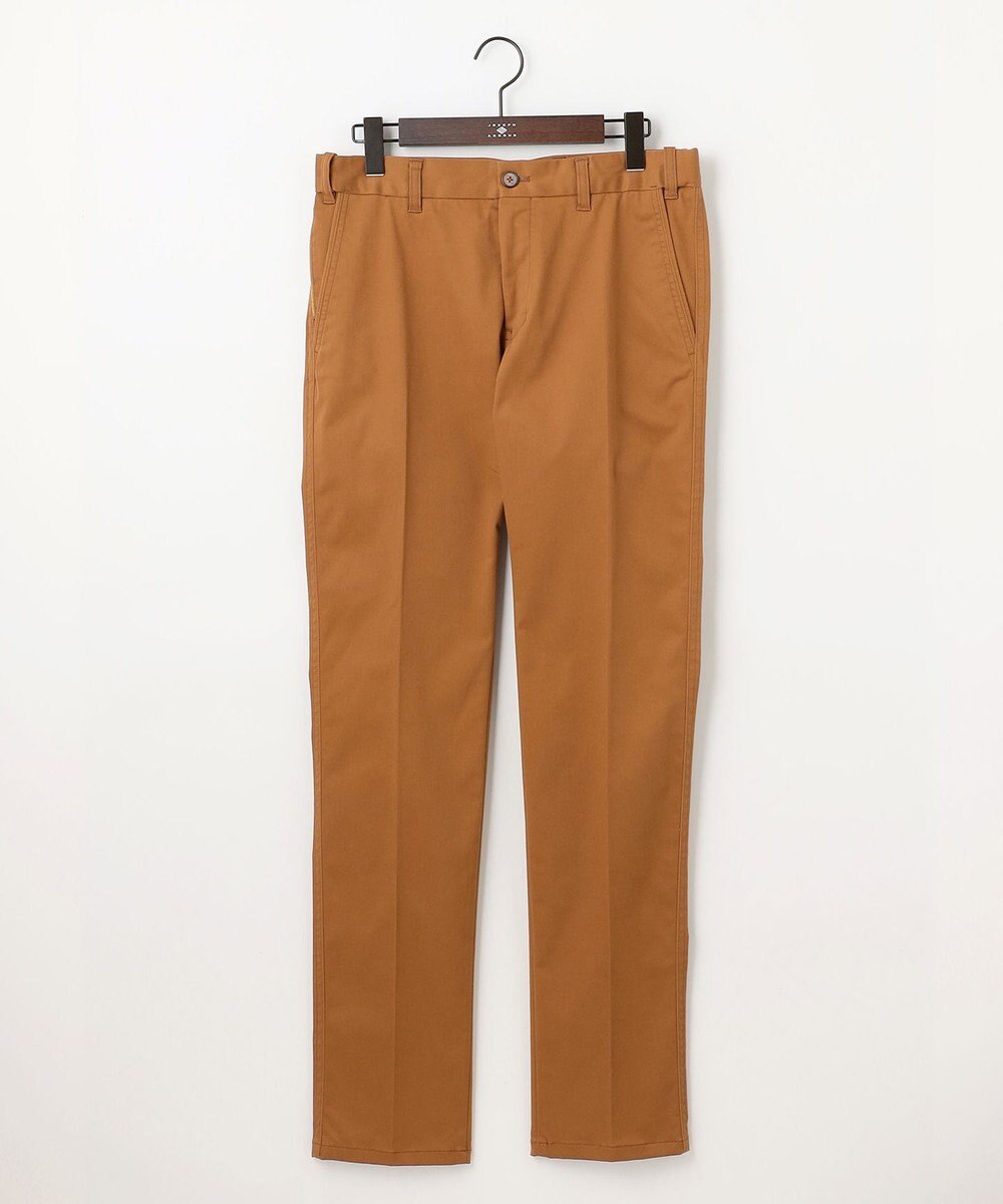 JOSEPH ABBOUD 【ウェストも伸びる！/JAPANファブリック/ストレッチ】ハイパワーサテンストレッチ パンツ 