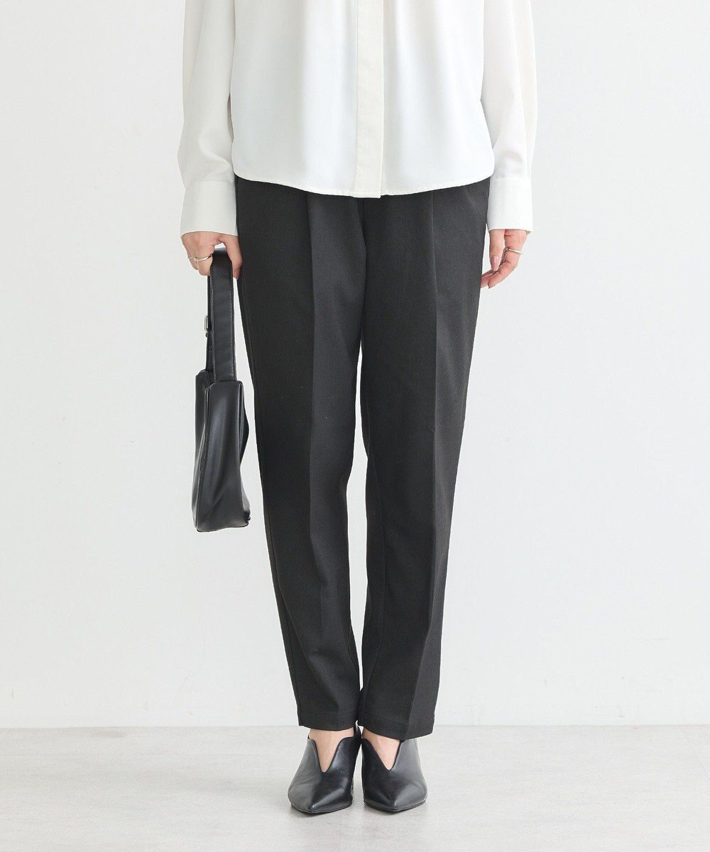 earth music&ecology 裏起毛テーパードパンツ 