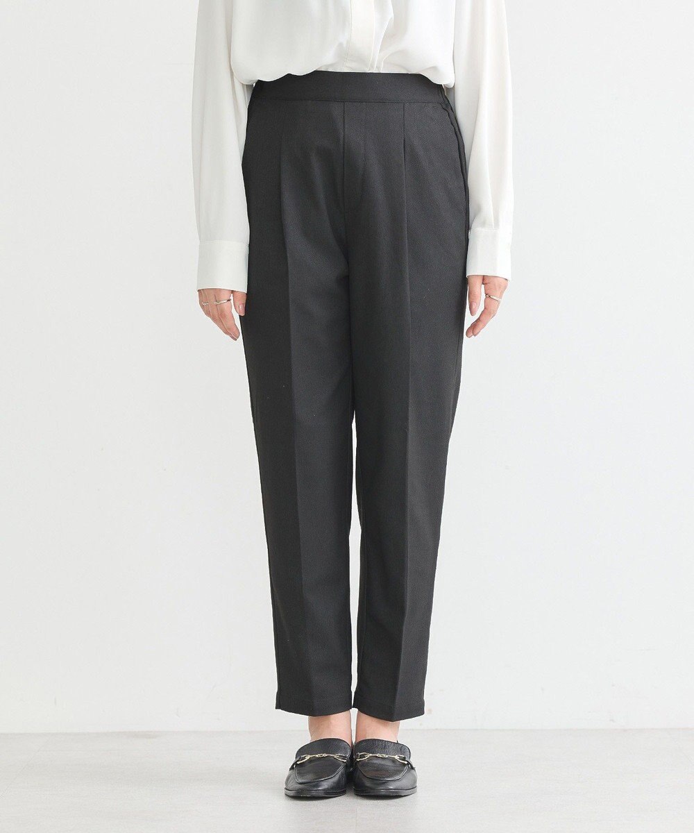 earth music&ecology 裏起毛テーパードパンツ 