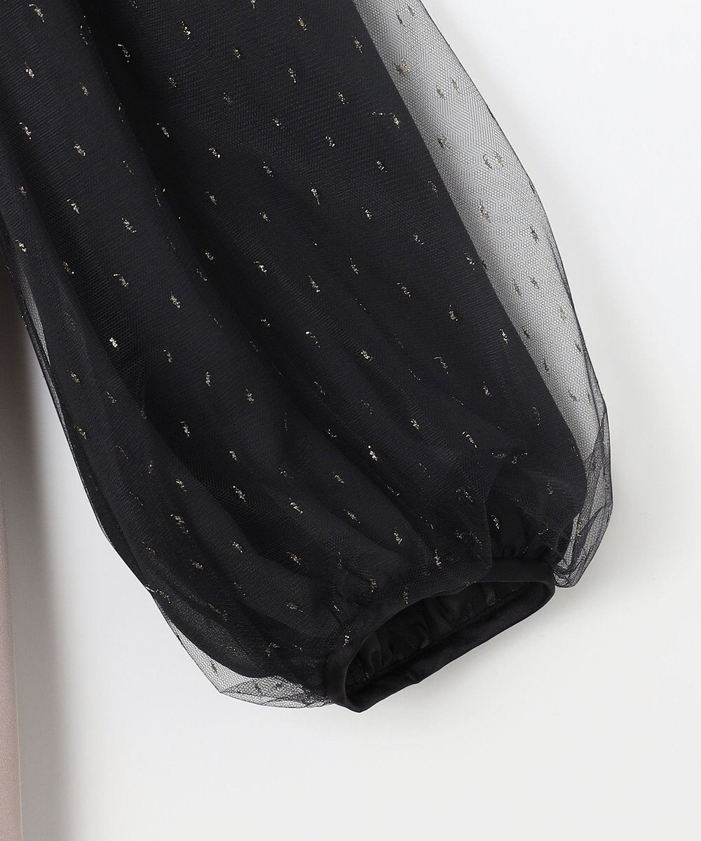 ANY SIS 【Lily Calin】シャイニードットコンビ ドレス 