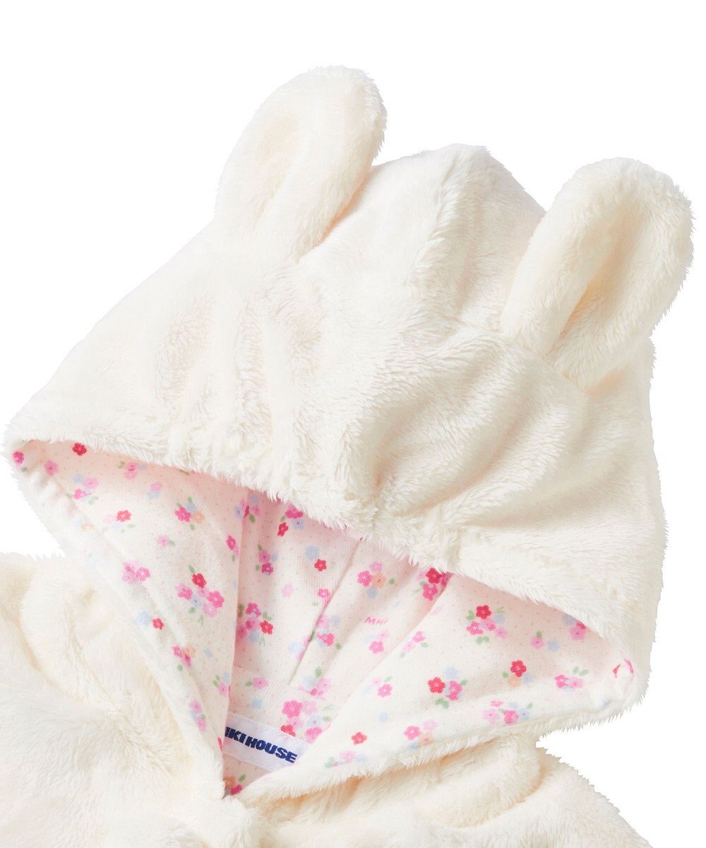 MIKI HOUSE HOT BISCUITS 【ミキハウス】【70-90cm】 マイクロファー マント 