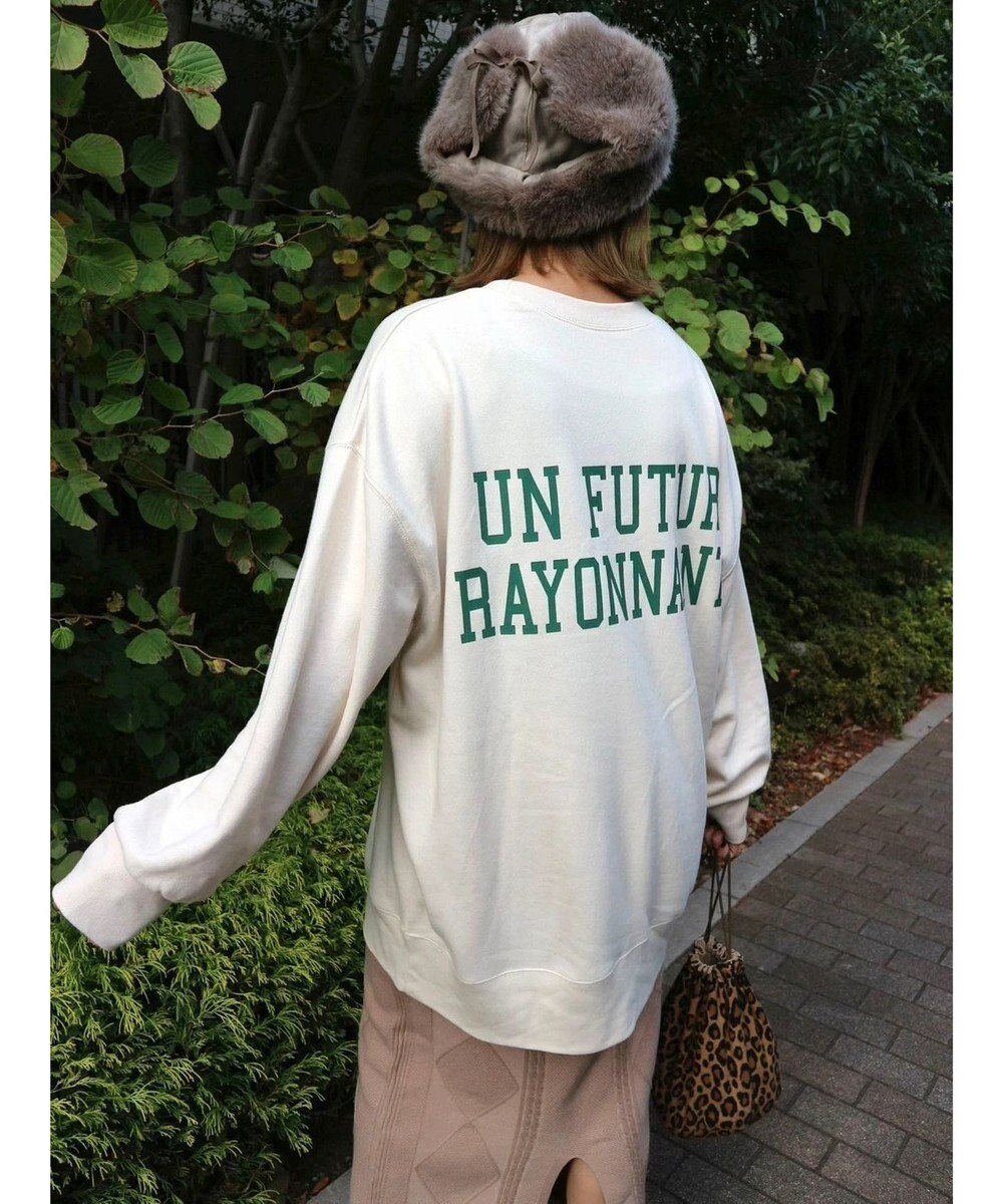 Green Parks バックロゴプリントスウェット 