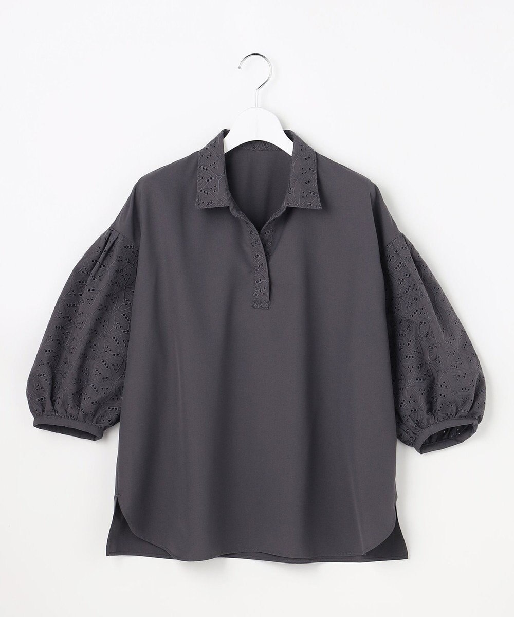 ANY SIS レースパフスリーブ シャツ 