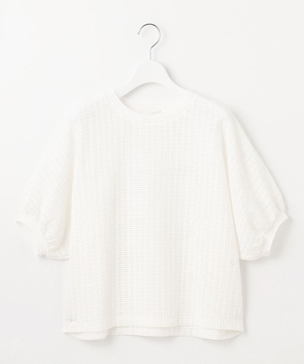 自由区 S 【カタログ掲載・洗える】チェックジャカード カットソー 