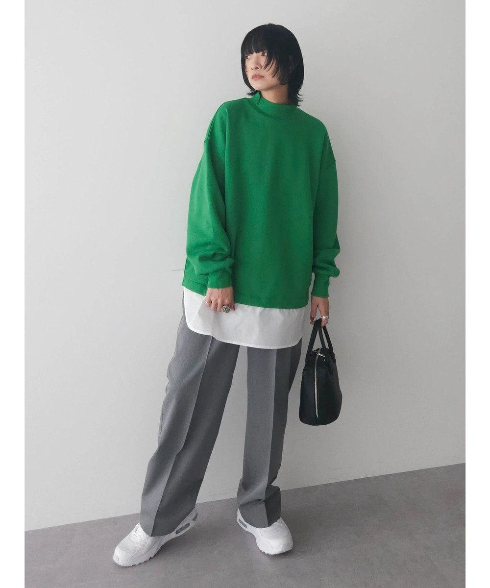 Green Parks きれいシルエットパンツII（ワイドストレート） 