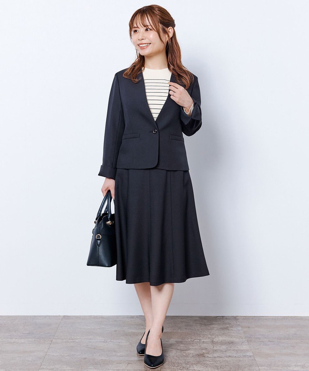 ANY SIS S 【低身長企画】ミニドビーフレア スカート 