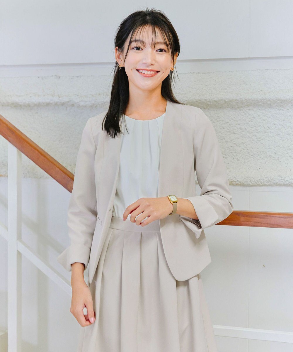 Tiaclasse L 【ダブルクロス】シフォンドッキングワンピース 