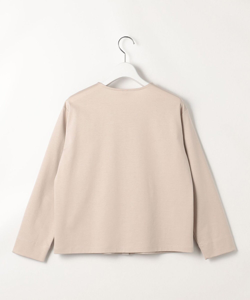 J.PRESS LADIES S 40Gポンチ クルーネック カーディガン 