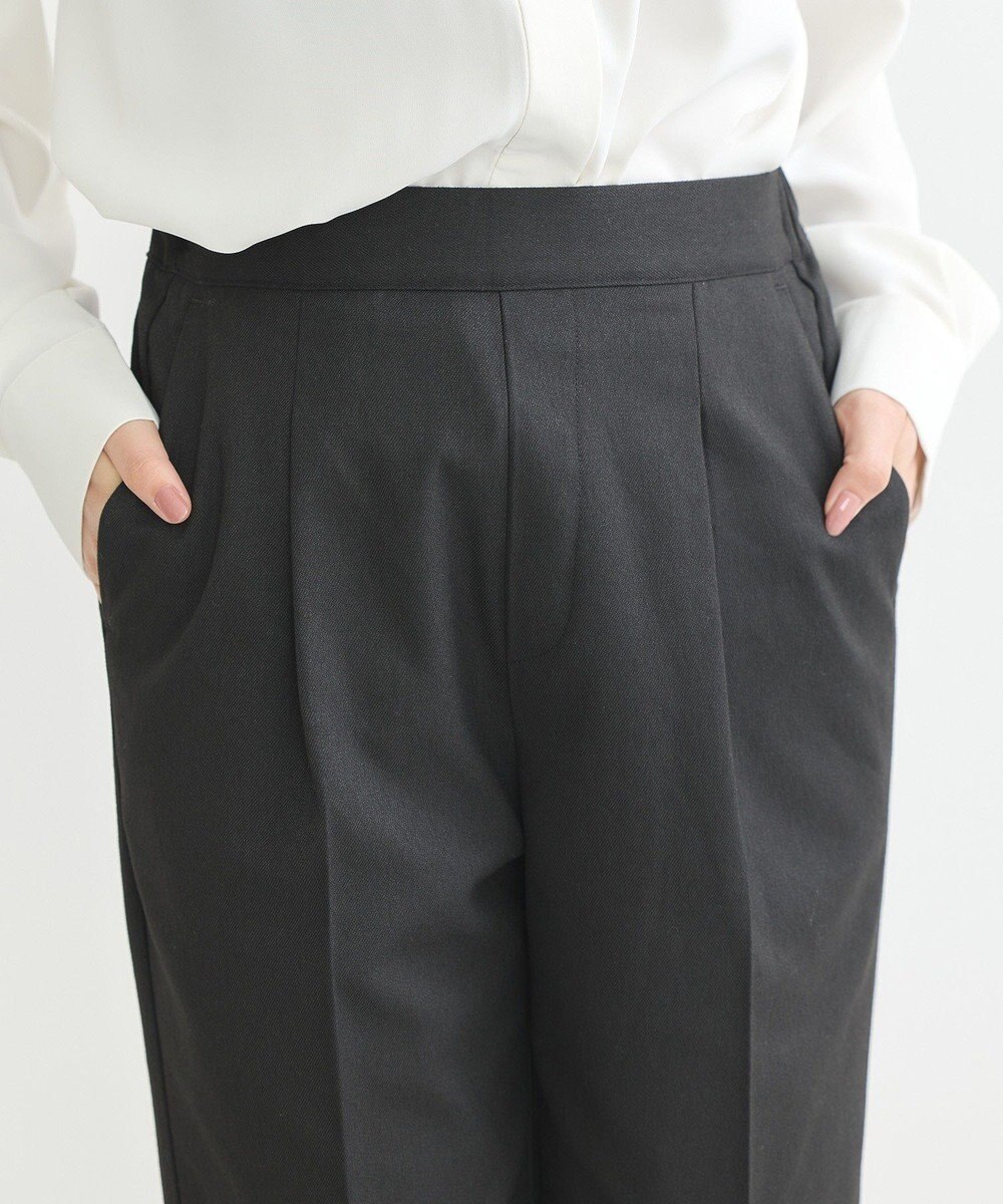 earth music&ecology 裏起毛テーパードパンツ 