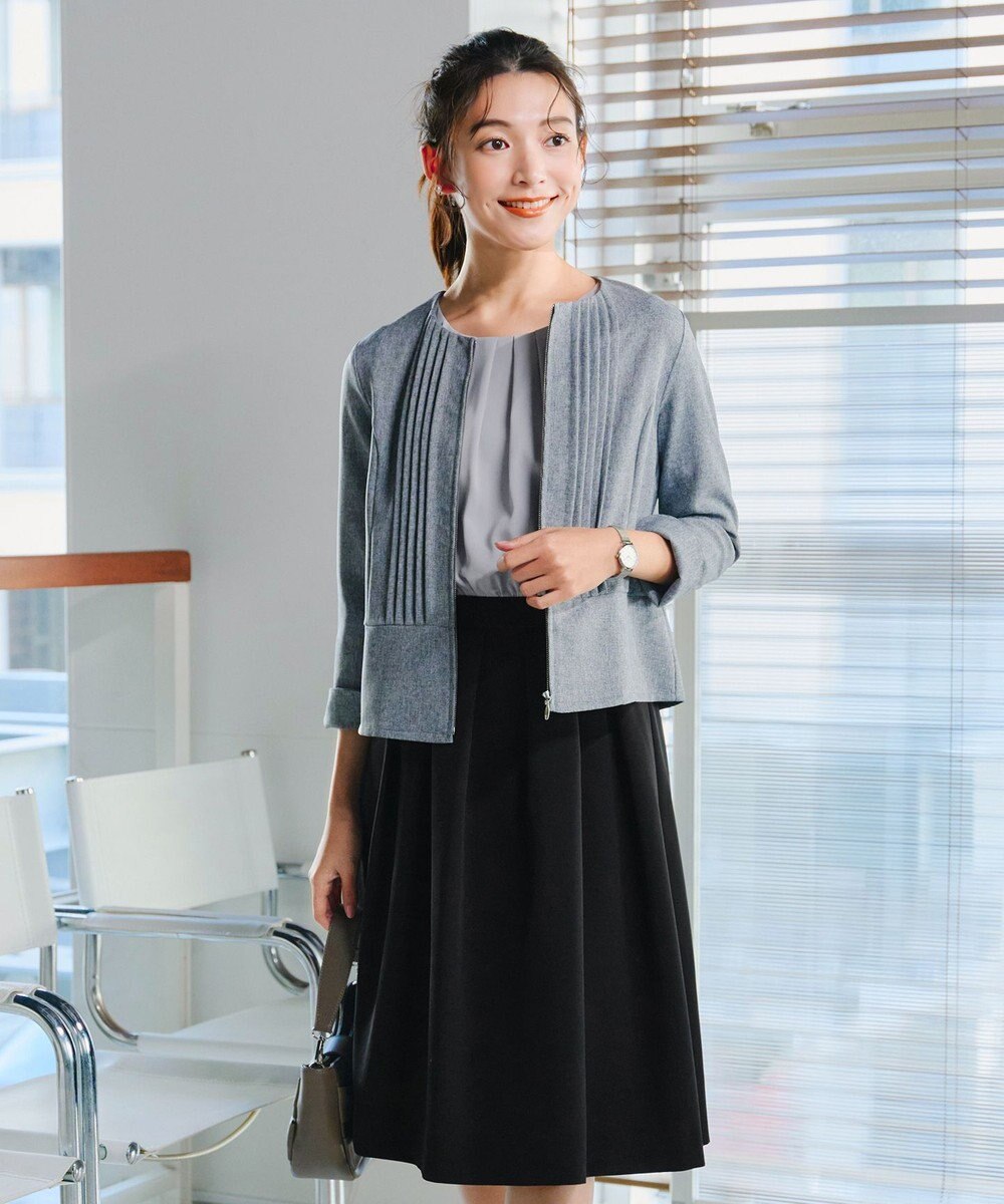 Tiaclasse L 【ダブルクロス】シフォンドッキングワンピース 