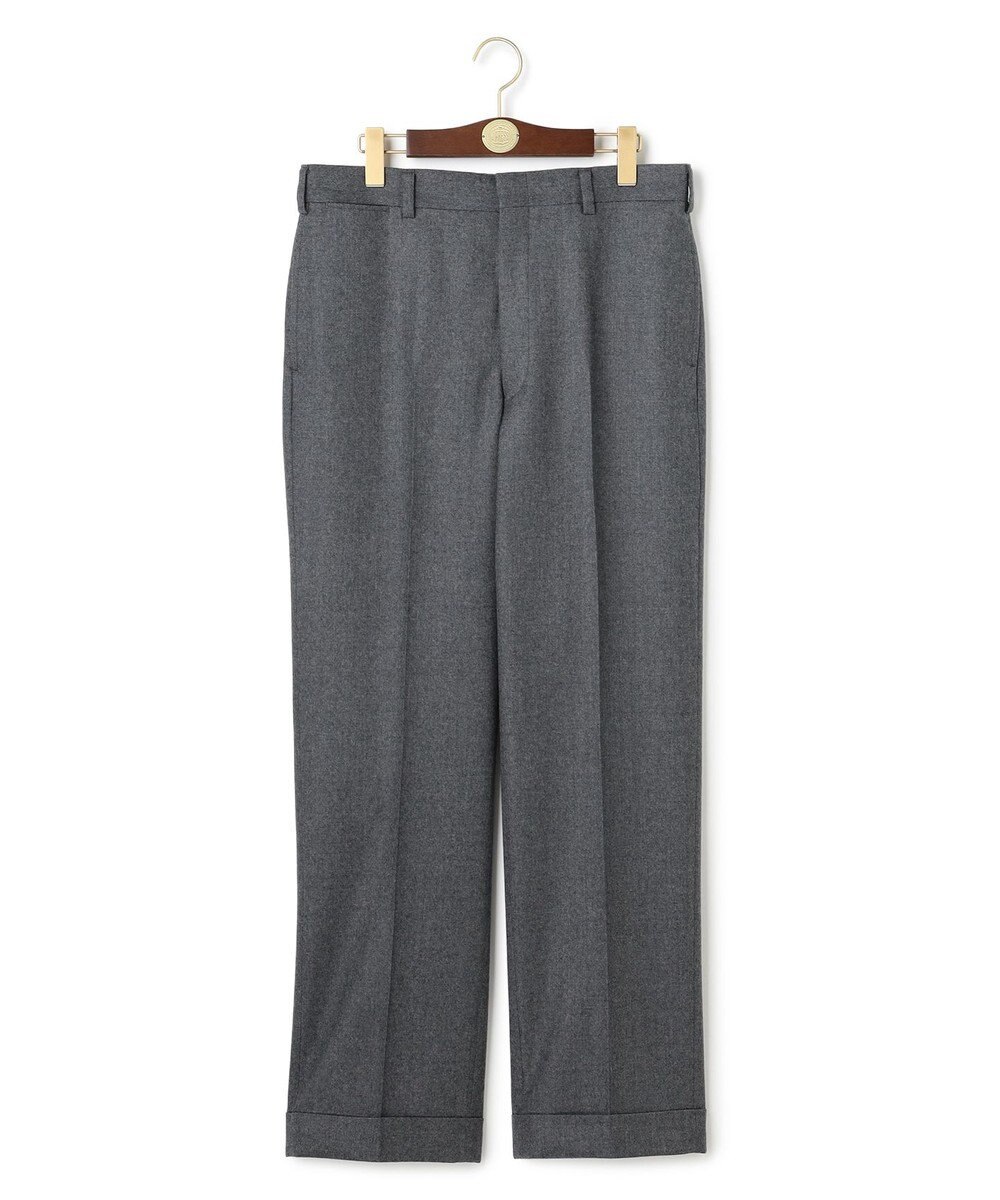 J.PRESS MEN 【J.PRESS ORIGINALS】Peppin Merino Saxony Piped Stem Trousers / Japan Made 
