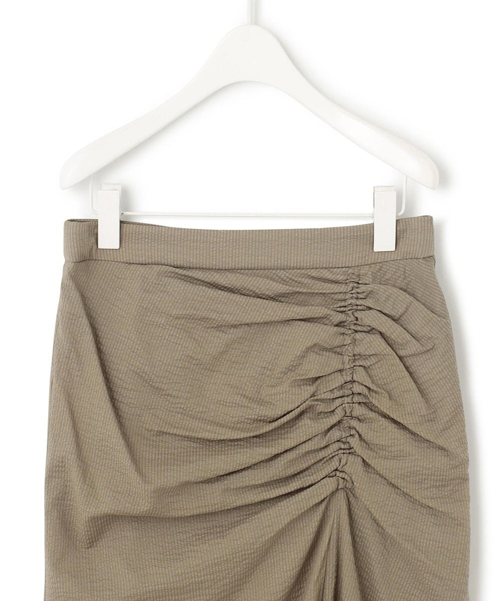 ICB L 【洗える】コットンリップル ナロースカート 