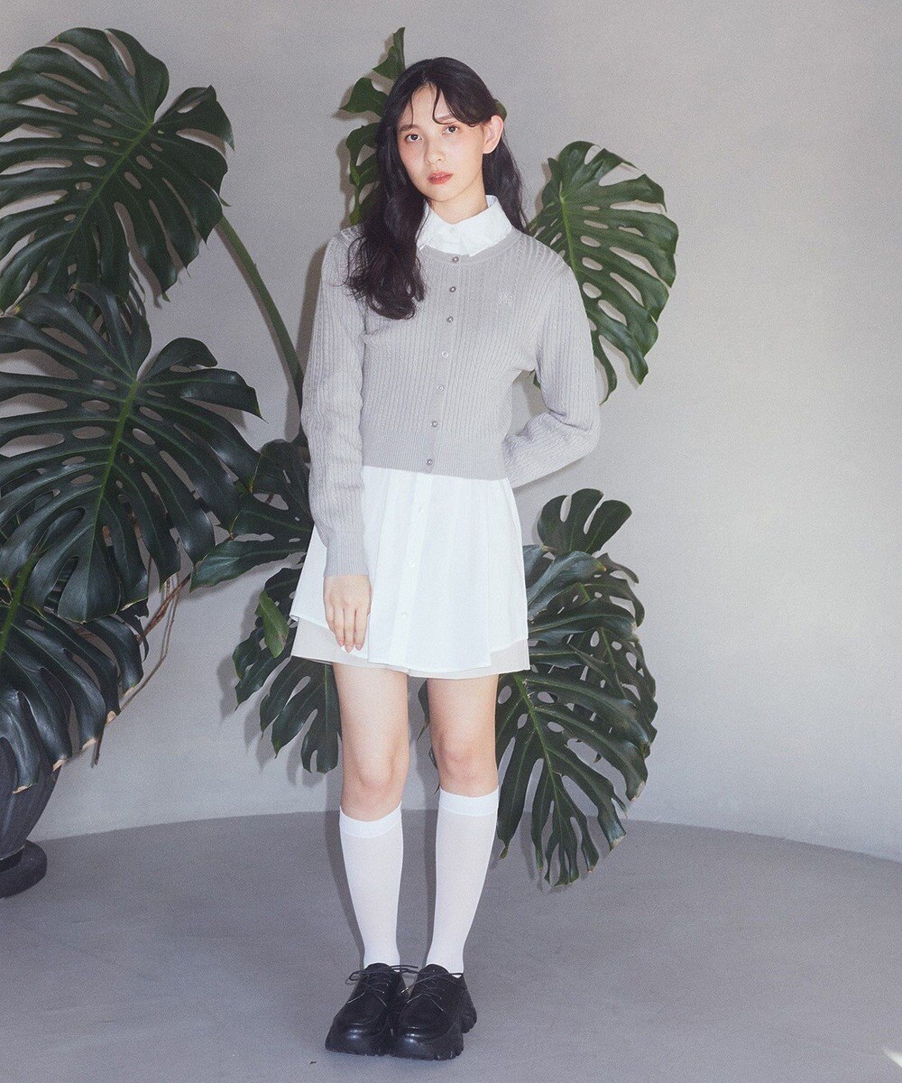 earth music&ecology ウエストタックシャツミニワンピース 