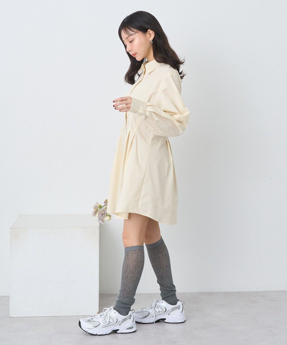 earth music&ecology ウエストタックシャツミニワンピース 