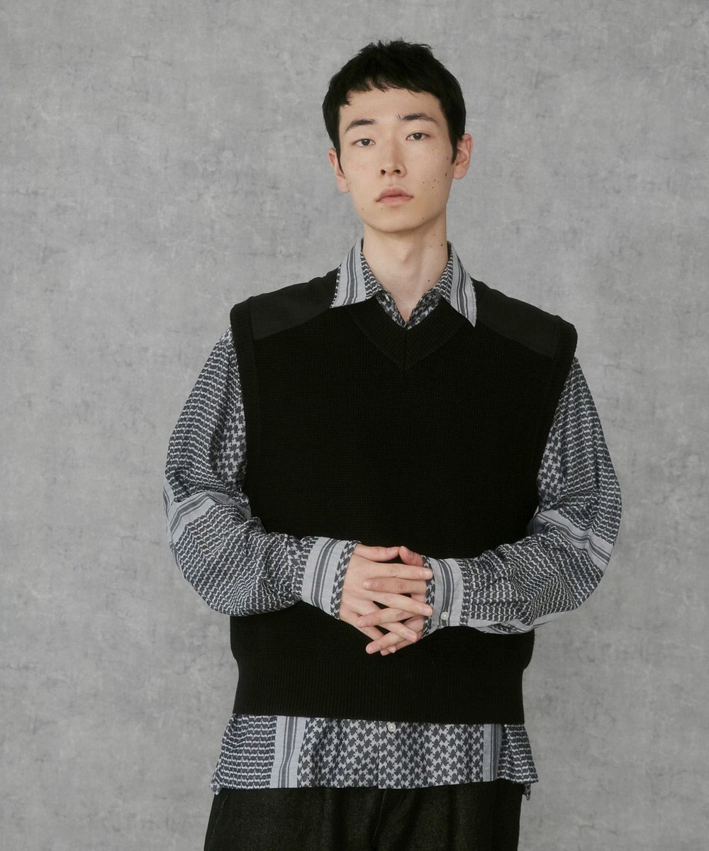 WEGO Vネックニットベスト 