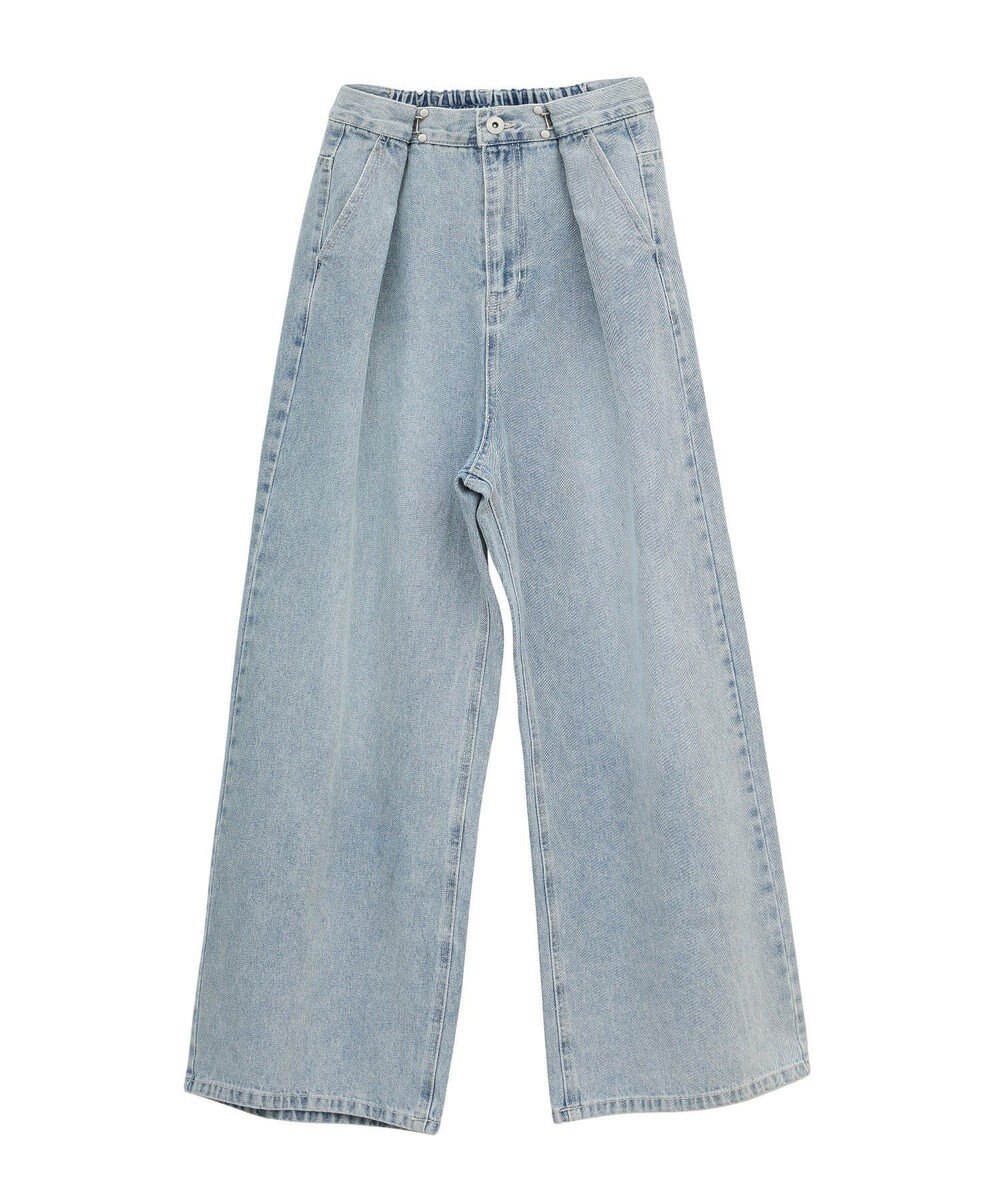 earth music&ecology タックホックデニムパンツ 