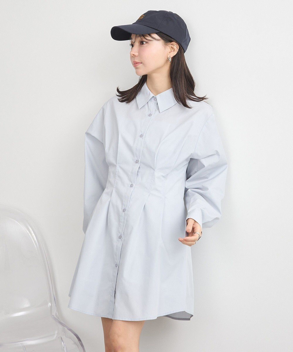 earth music&ecology ウエストタックシャツミニワンピース 