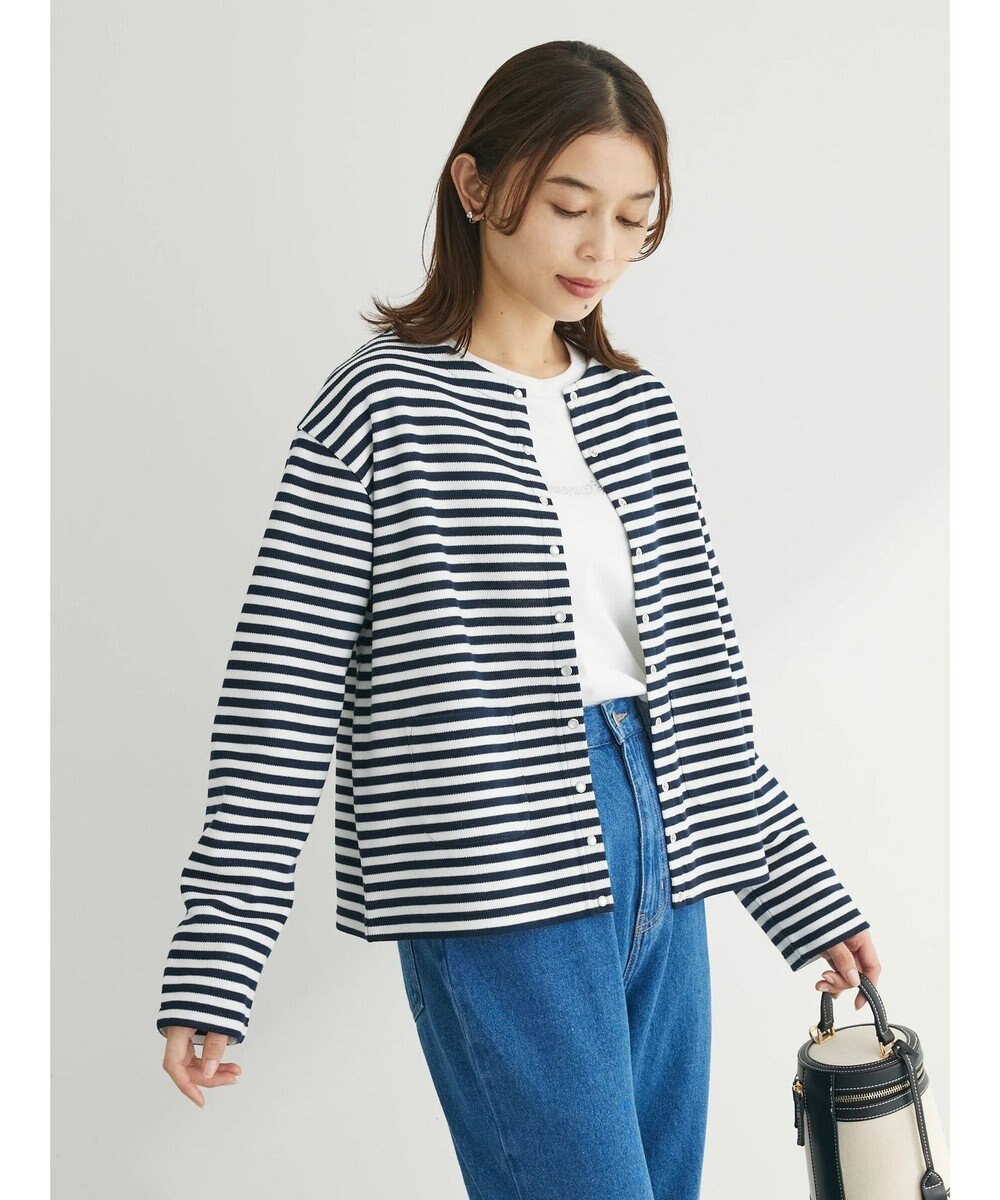 Green Parks 鹿の子カットカーディガン 