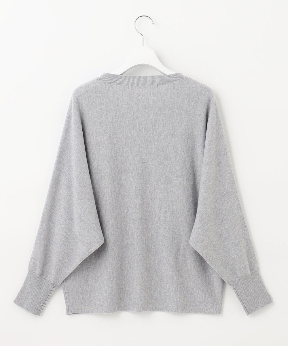 自由区 【洗える】ソフトウールハイゲージ ドルマンスリーブニット 