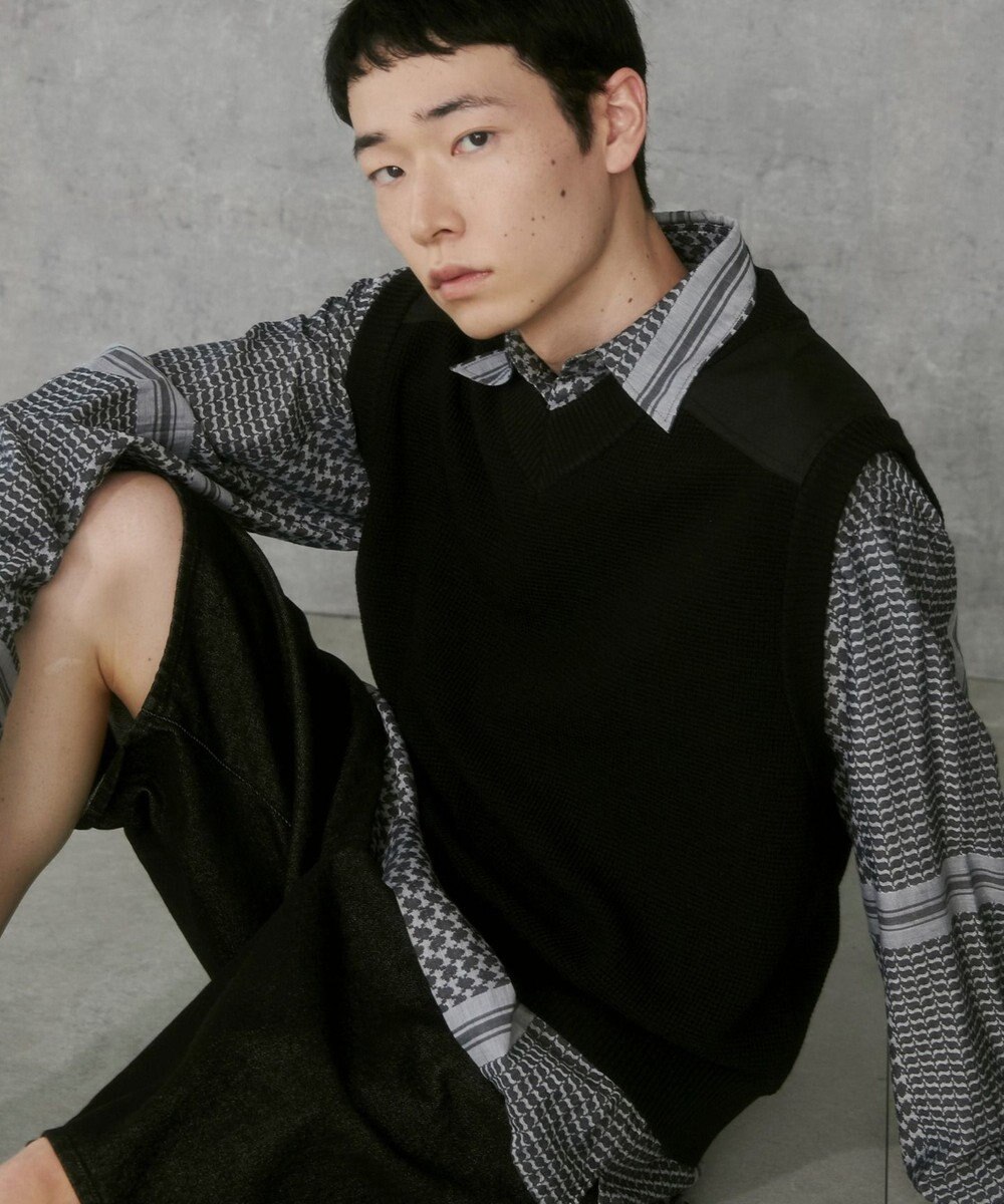 WEGO Vネックニットベスト 