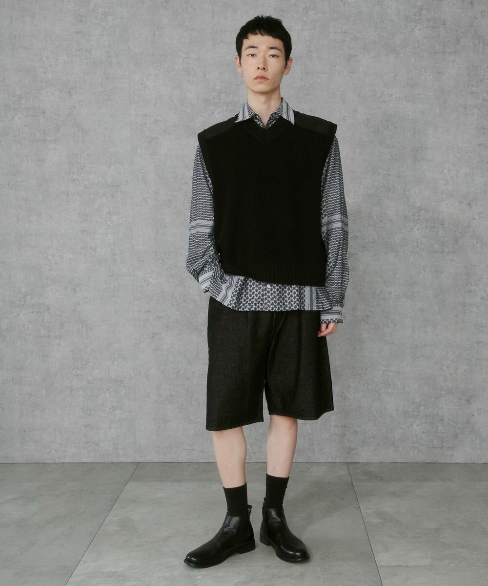 WEGO Vネックニットベスト 