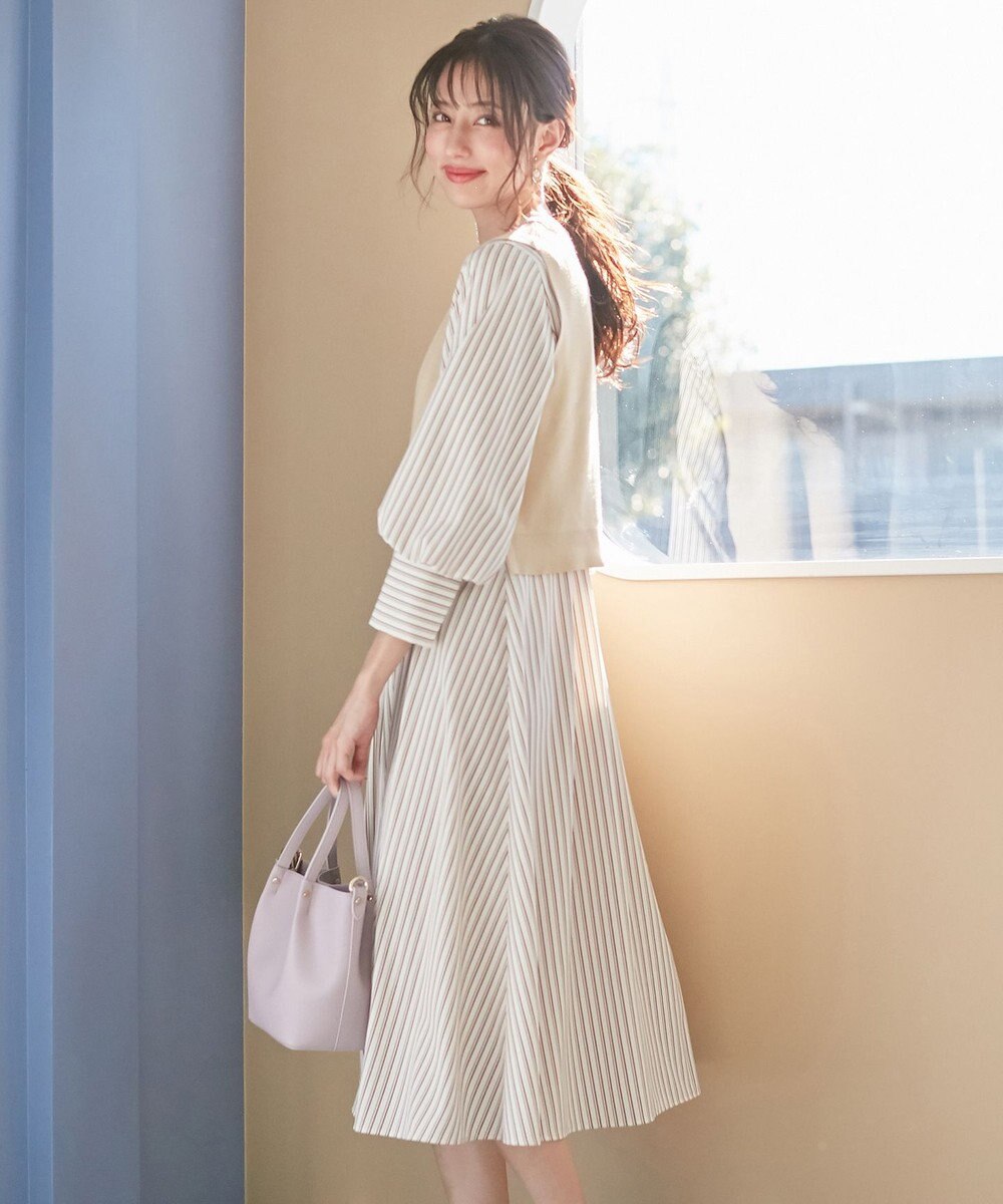 2set ニットベスト パフスリーブワンピース ツインセット Any Sis ファッション通販 公式通販 オンワード クローゼット 2set ニットベスト パフスリーブワンピース ツインセット Any Sis ファッション通販 公式通販 オンワード クローゼット