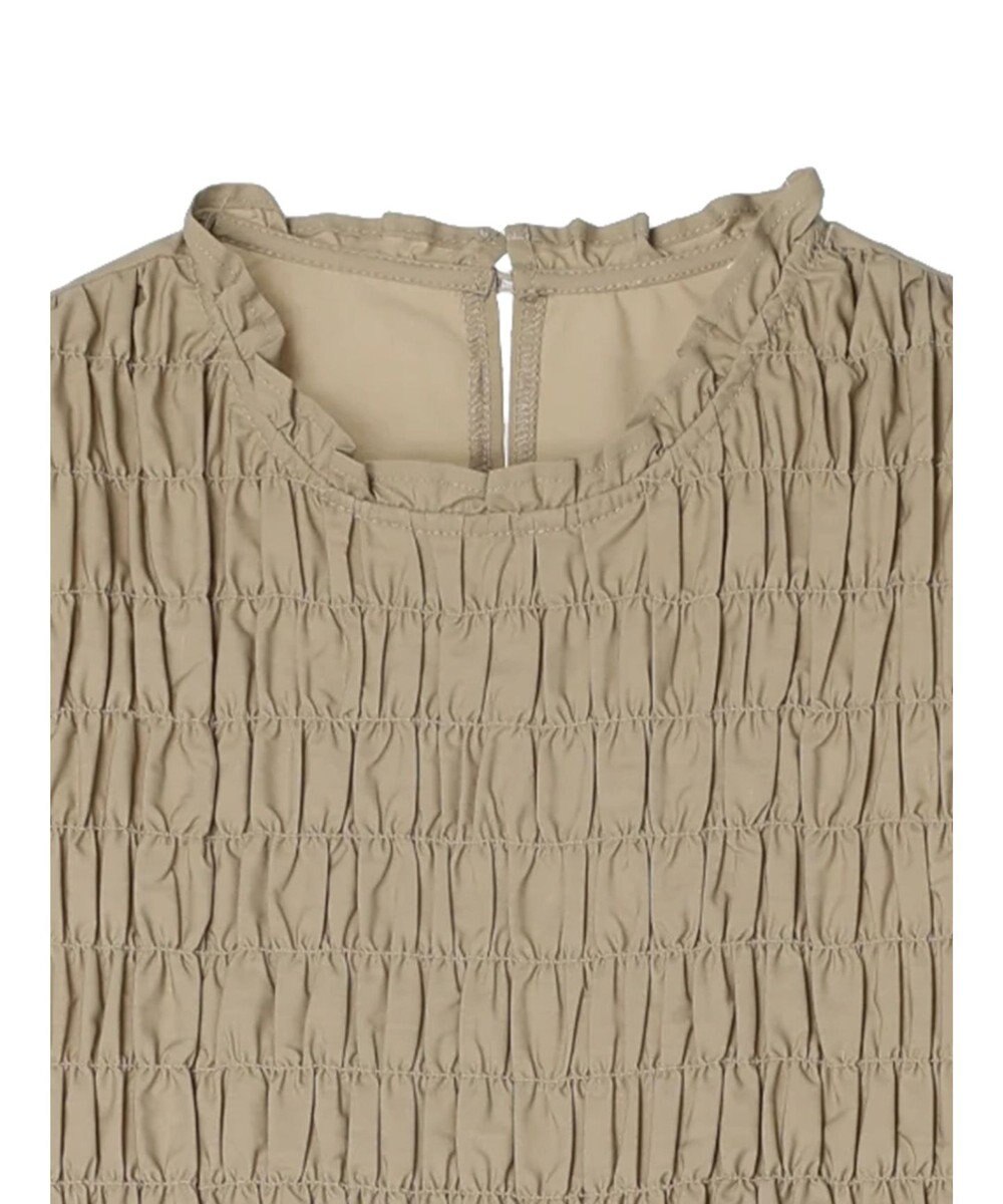 Green Parks ・Ｄｏｕｂｌｅ　Ｆｌａｇｓ　シャーリングノースリワンピ 