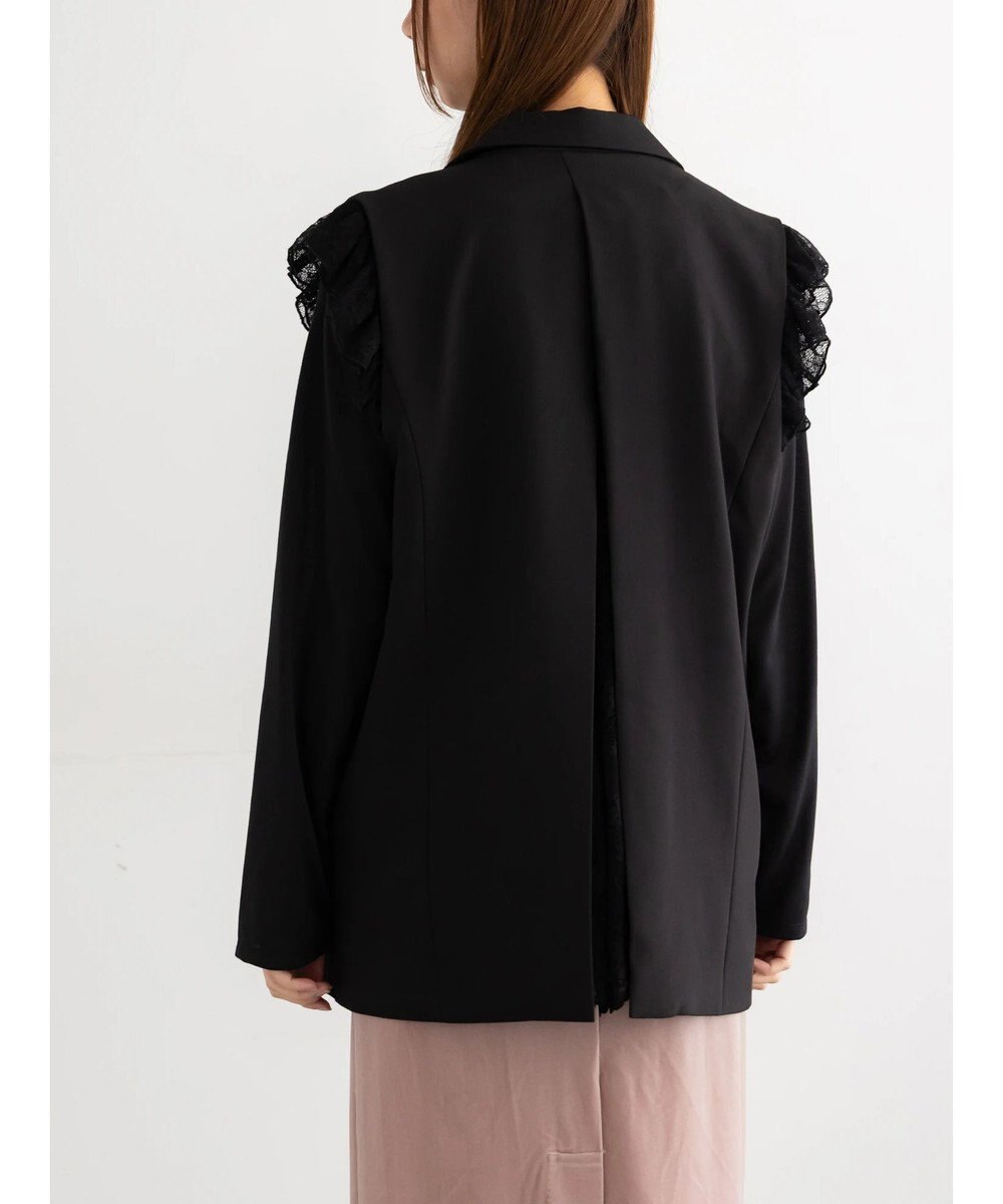 Te chichi レースドッキングテーラードジレ 