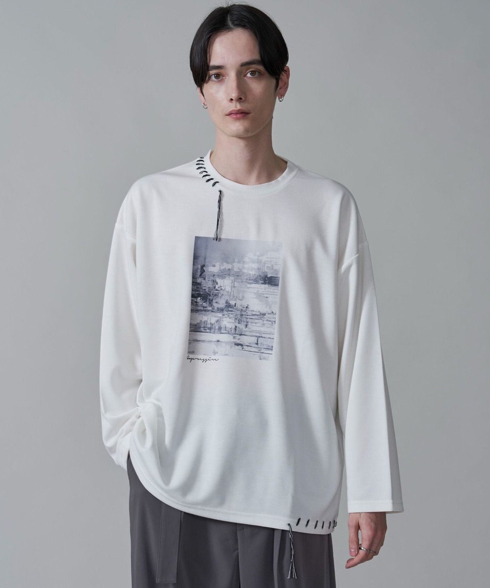 WEGO グラフィックステッチT（LS） 