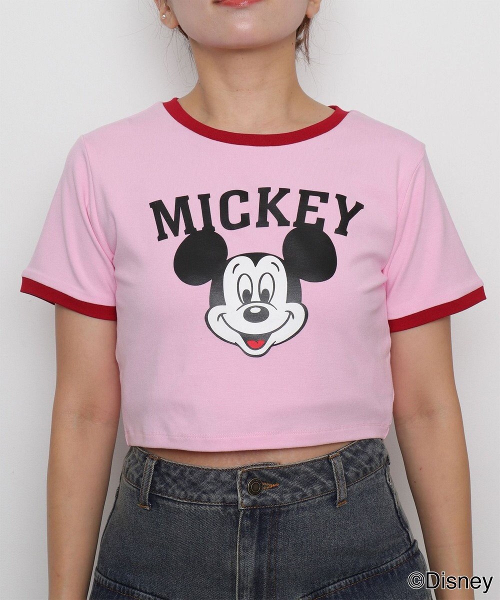 WEGO MICKEY　MOUSE／リンガーTシャツ 