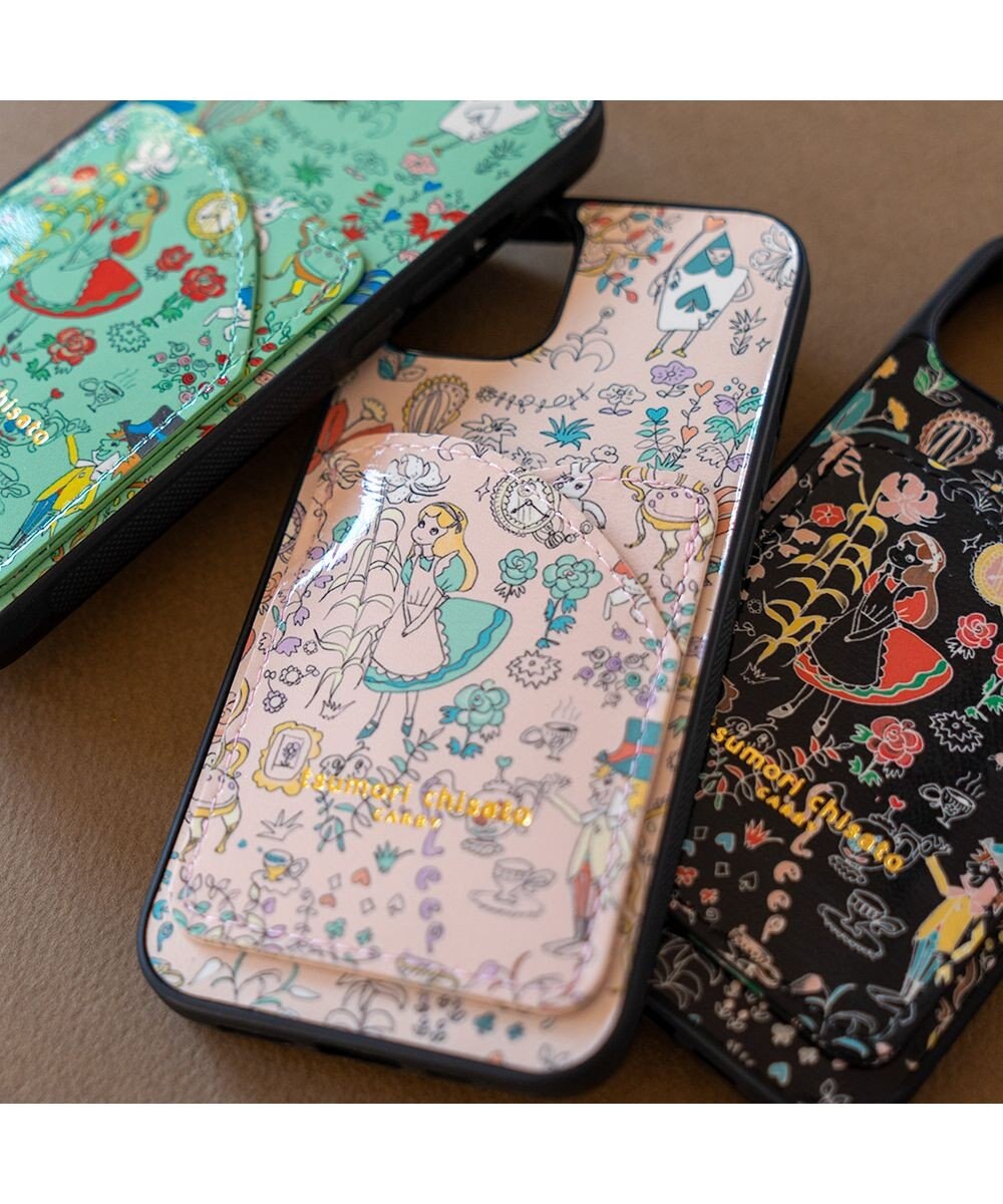tsumori chisato CARRY 不思議の国のアリス iPhoneケース バックカバー （iPhone 13 / 14対応） 
