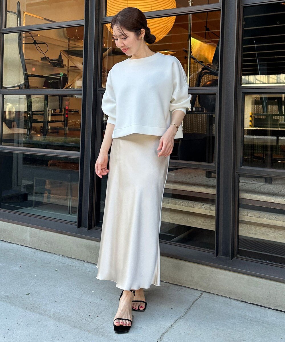 UNFILO BEAUTY FORM JERSEY クロップド トップス 