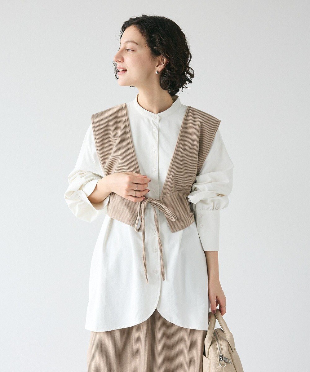 CRAFT STANDARD BOUTIQUE 2WAYカットコーデュロイビスチェ 