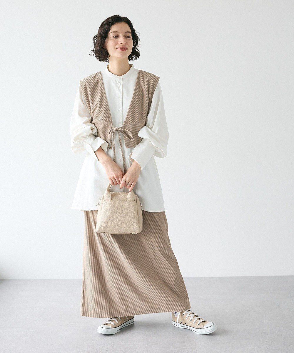 CRAFT STANDARD BOUTIQUE 2WAYカットコーデュロイビスチェ 